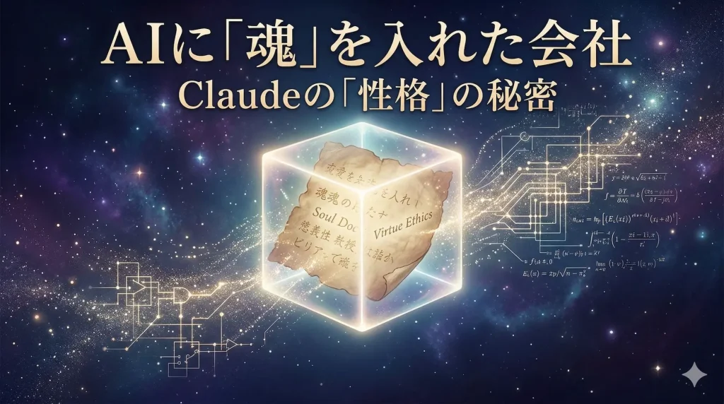 AIに「魂」を入れた会社の話――Soul Document から読み解く、Claudeが他のAIと違う理由