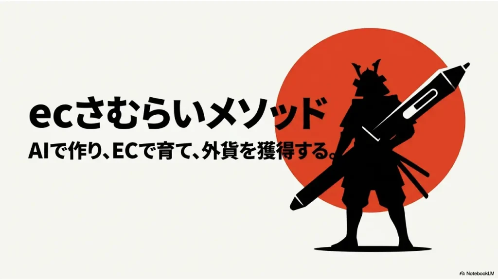 ecさむらいメソッド=AIで外貨獲得