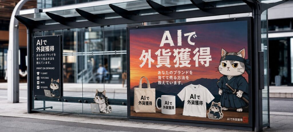 AIで外貨獲得のノウハウを提供